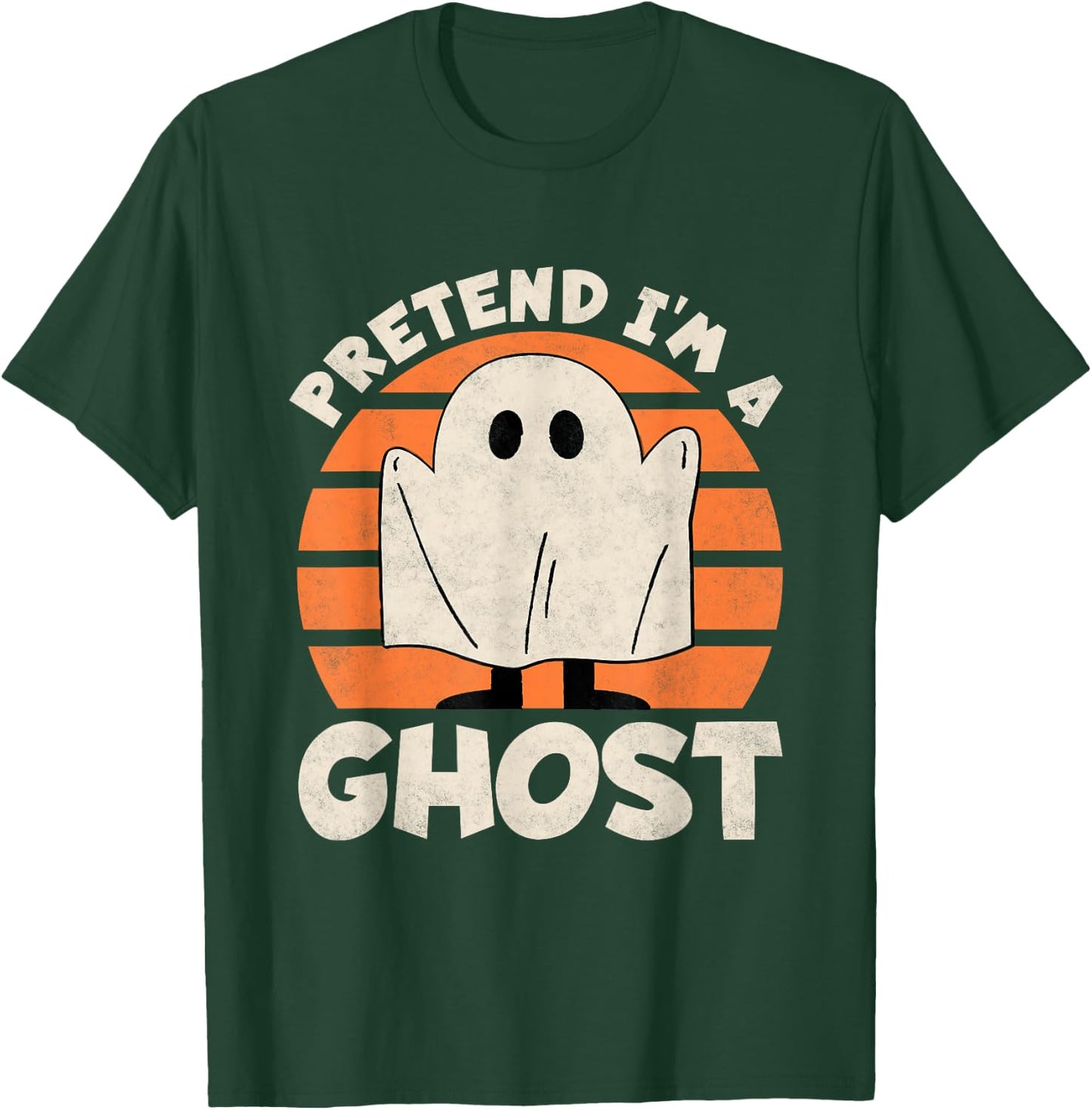 Pretend I'm A Ghost, Kids Halloween T-Shirt - T-Shirt | Forest