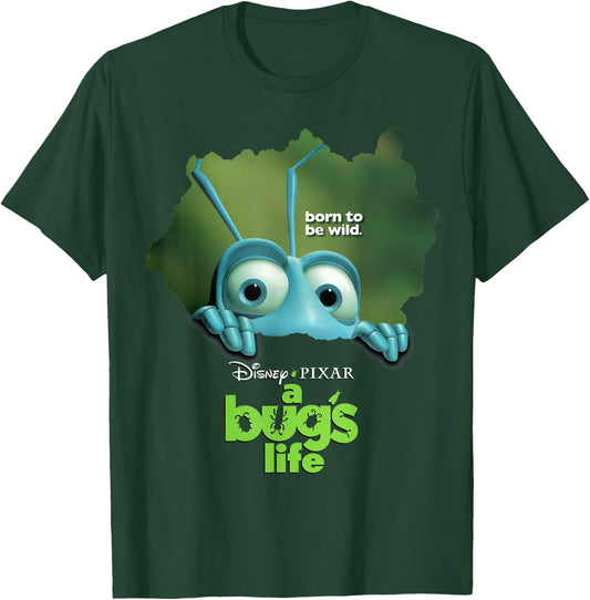 Disney Pixar A Bug's Life Flik Movie Poster Graphic T-Shirt - T-Shirt | Forest