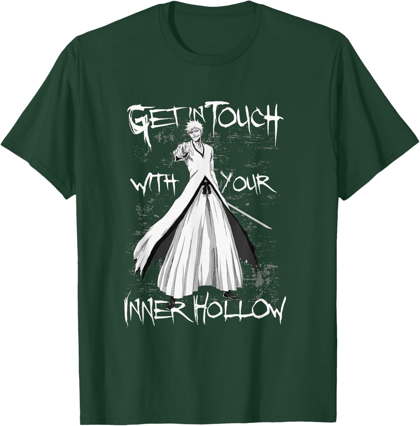 Bleach Get in Touch with Your Inner Hollow Anime T-Shirt - T-Shirt | Forest