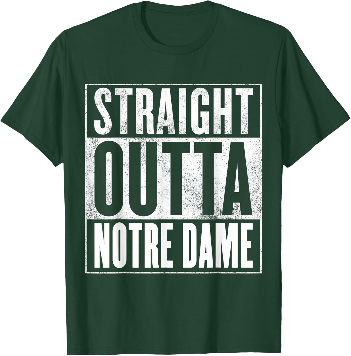 Notre Dame - Straight Outta Notre Dame T-Shirt - T-Shirt | Forest