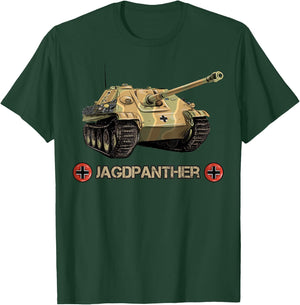 Vintage World War 2 German Anti tank Jagdpanther Sd.Kfz. 173 T-Shirt - T-Shirt | Forest