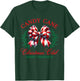 Candy Cane Coquette Bow Merry Christmas Xmas Club Holiday T-Shirt - T-Shirt | Forest