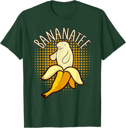 Manatee Banana I Bananatee T-Shirt - T-Shirt | Forest