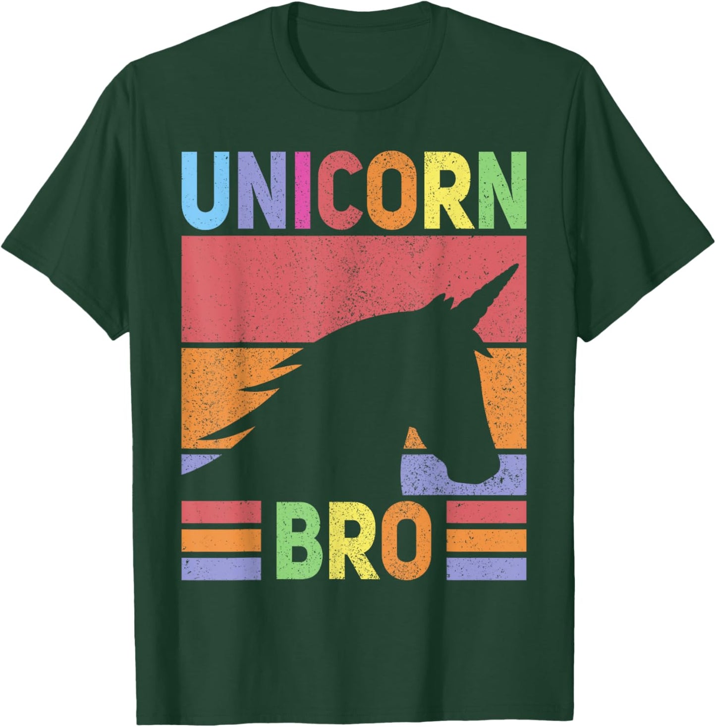 Unicorn Birthday Outfit Brother Unicorn Costume Bro Unicorn T-Shirt - T-Shirt | Forest