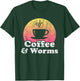 Coffee and Worms Worm T-Shirt - T-Shirt | Forest