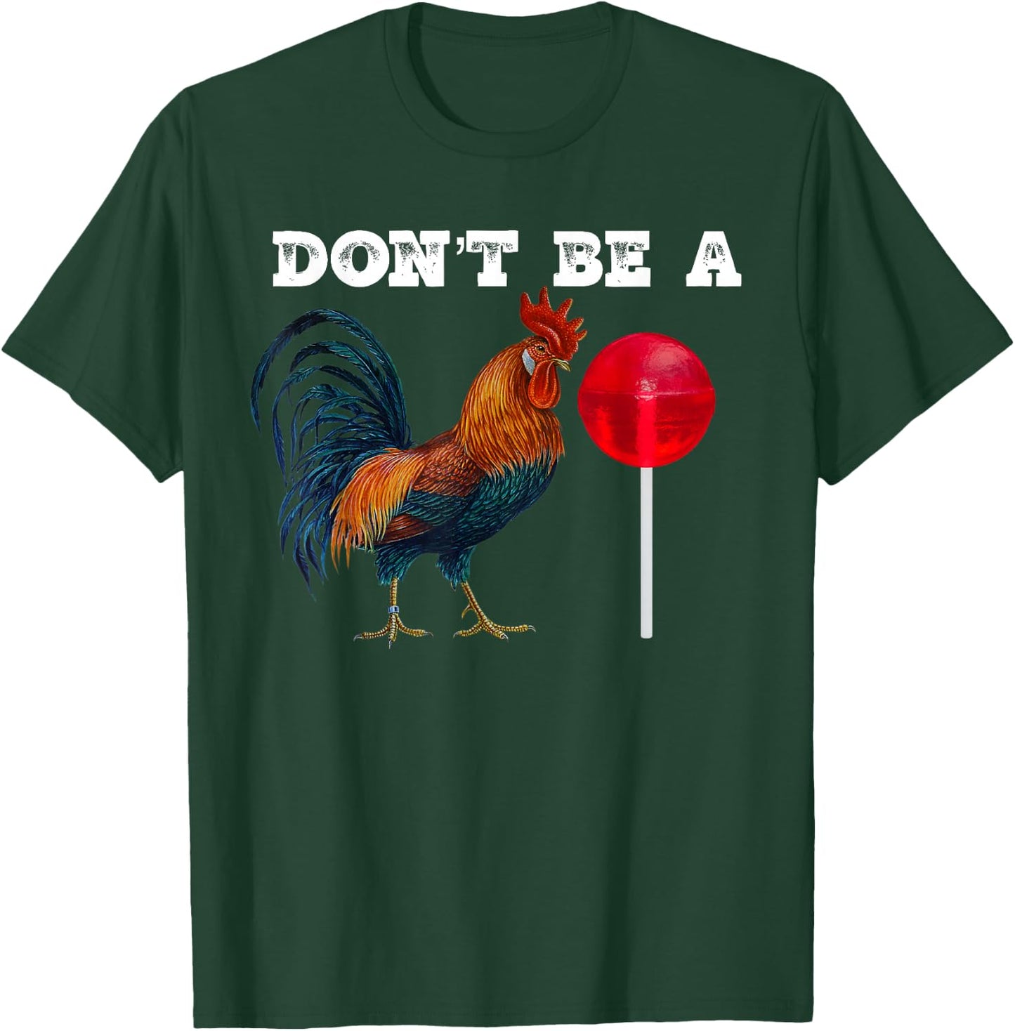 #Premium Rooster lollipop T-Shirt - T-Shirt | Forest