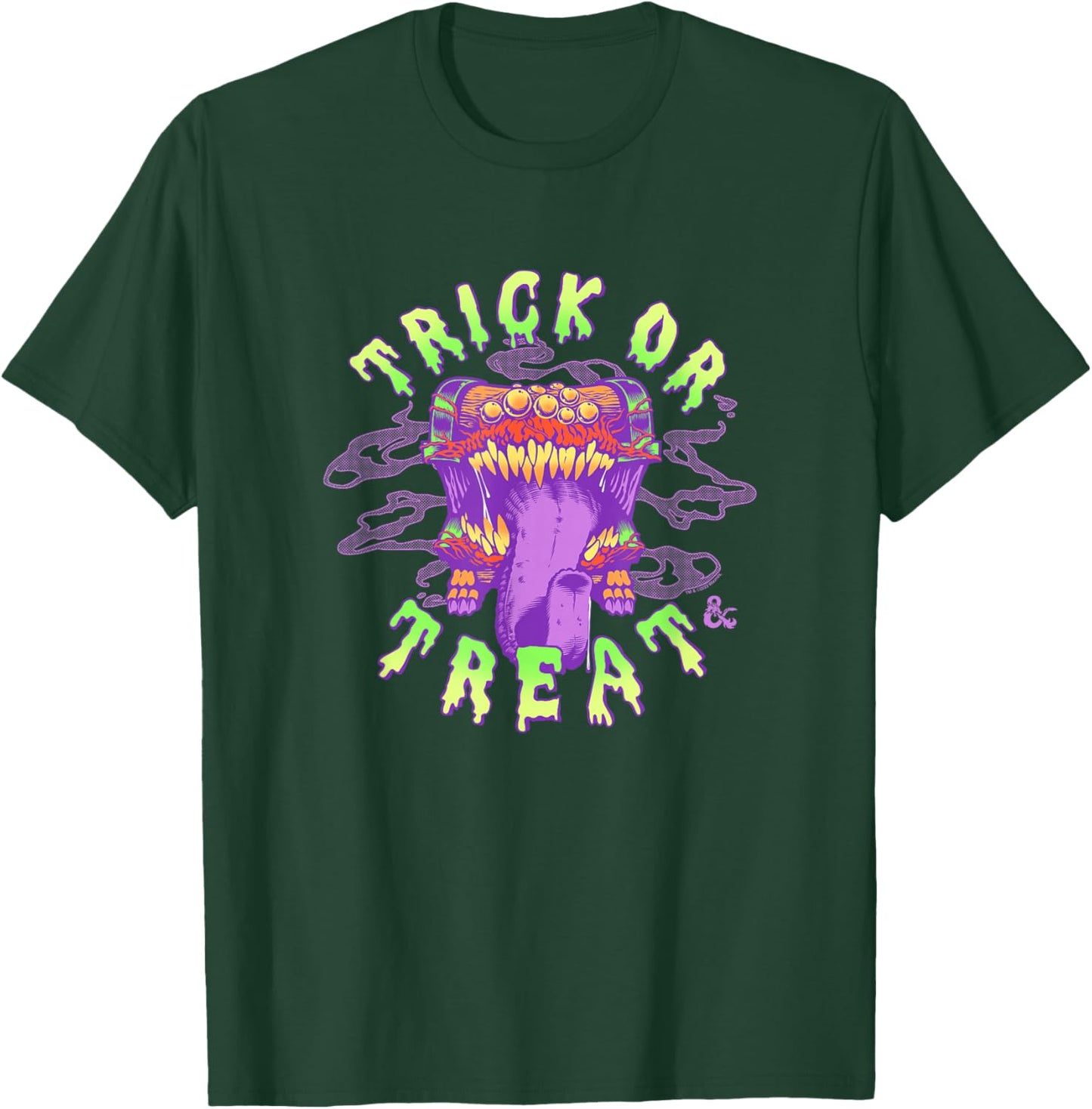 Dungeons & Dragons Halloween Trick Or Treat Mimic Costume T-Shirt - T-Shirt | Forest