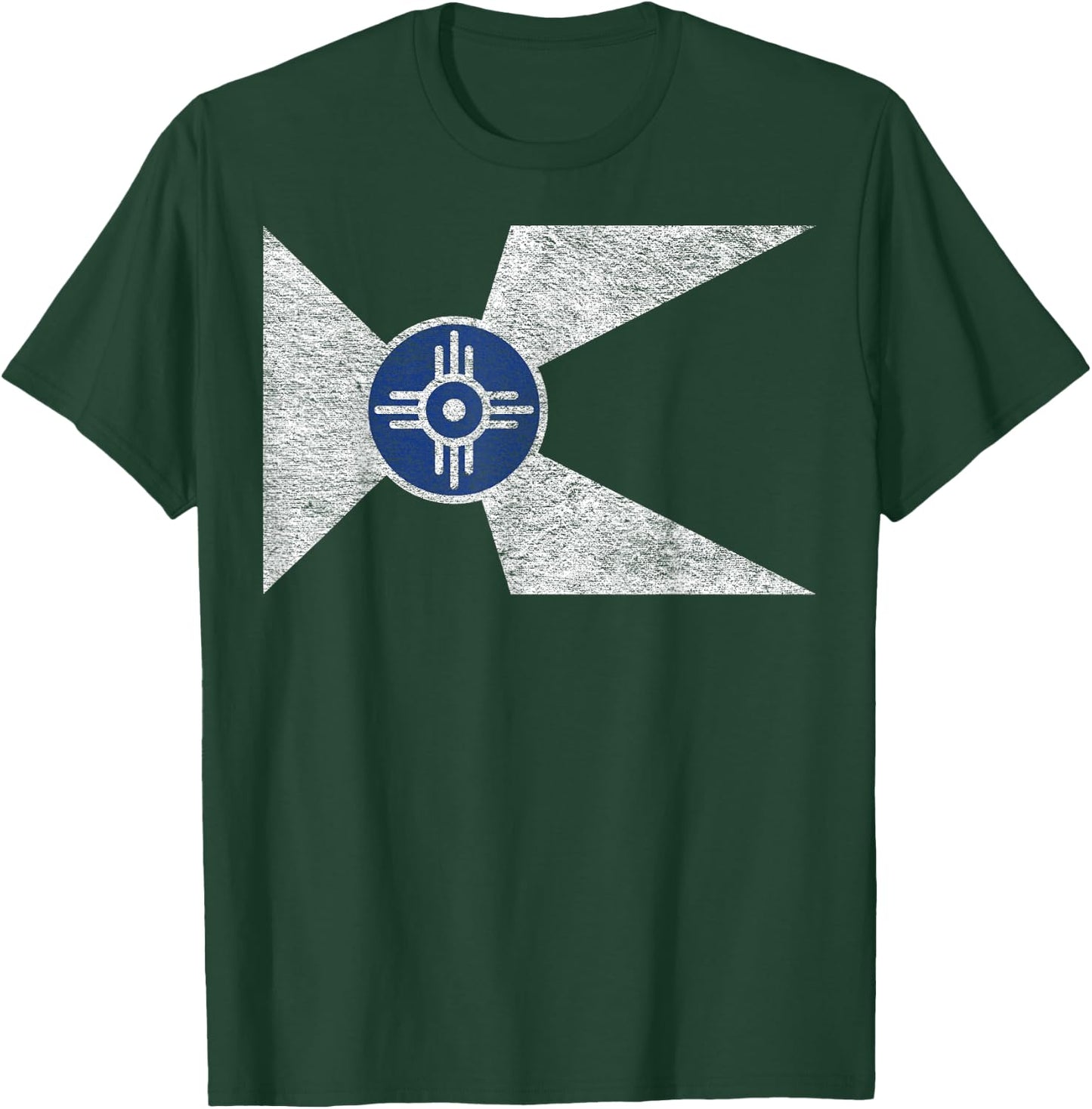 Wichita State of Kansas SedGWICK County Flag T-Shirt - T-Shirt | Forest