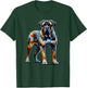 Polygon Art Boerboel Boerboels T-Shirt - T-Shirt | Forest