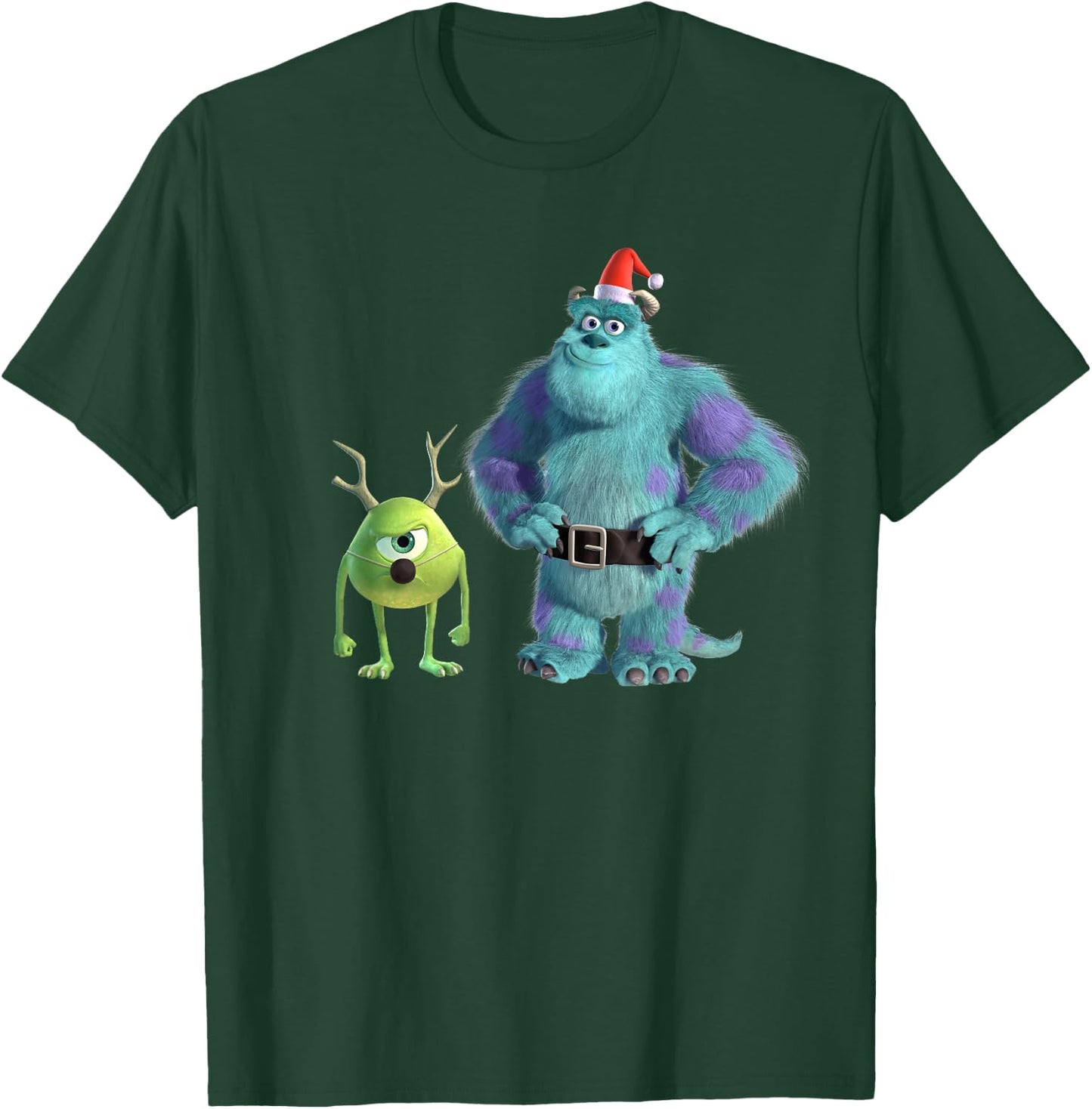 Disney PIXAR Monsters, Inc. Mike and Sulley Holiday T-Shirt - T-Shirt | Forest