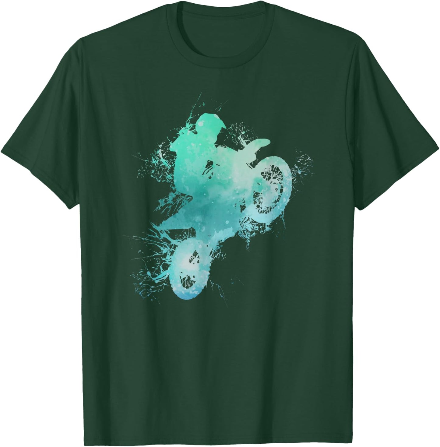 Dirt Bike Riding - MX Motocross Supercross T-Shirt - T-Shirt | Forest