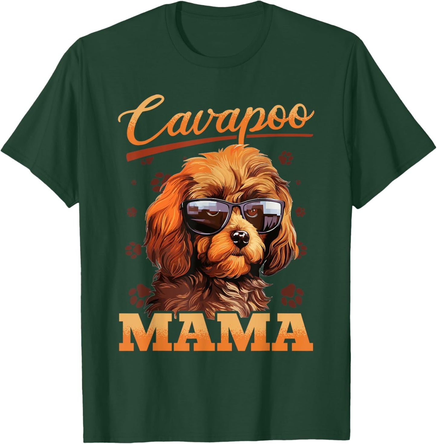 Cavapoo Dog Breed Pet Cavapoo Mama T-Shirt - T-Shirt | Forest