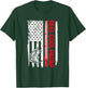 Reel Cool Papap Fishing American Flag Funny Grandpa T-Shirt - T-Shirt | Forest