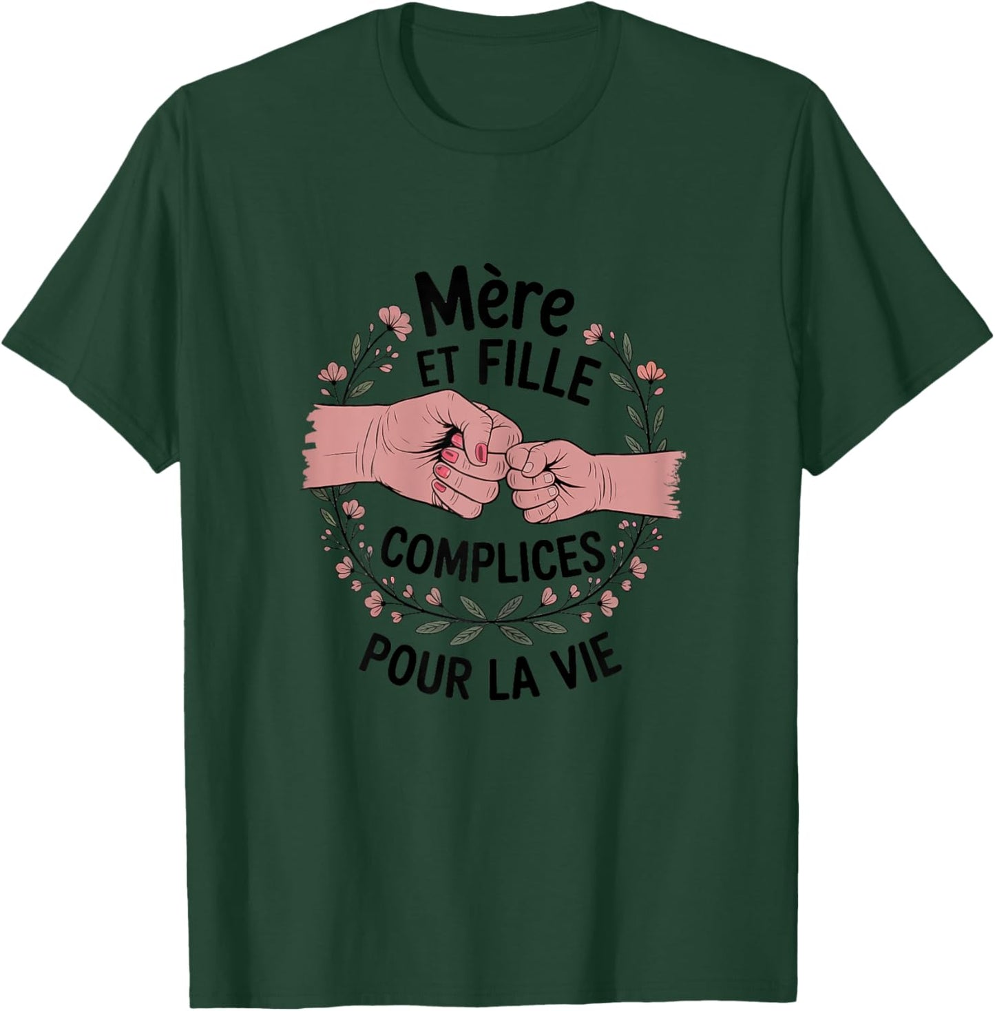 Mother And Daughter Accomplices For Life Gift Mother's Day , Black, S T-Shirt - T-Shirt | Forest