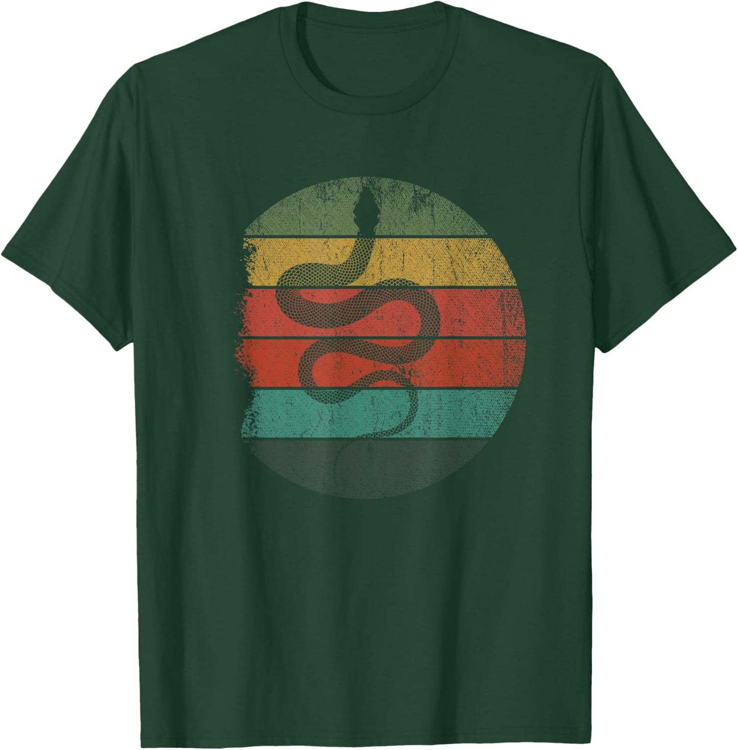 Retro Wild Animal Rainforest Zoo Keeper Pet Gift Snake T-Shirt - T-Shirt | Forest