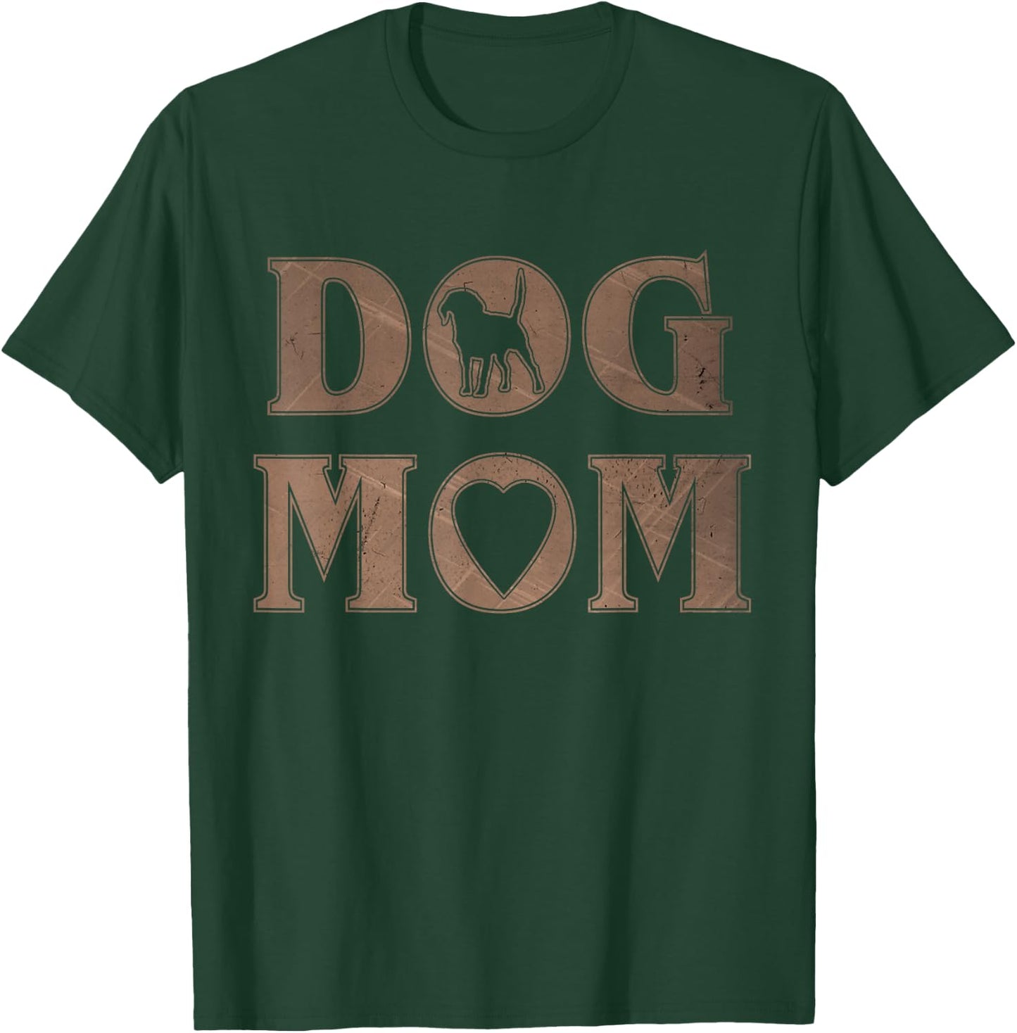 Funny Dog Mom Beagle Dogs Owners Gift Beagles Lovers Gift Women T-Shirt - T-Shirt | Forest