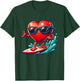 Funny Valentine Surfing Surfer Surf Water Sports Couples T-Shirt - T-Shirt | Forest