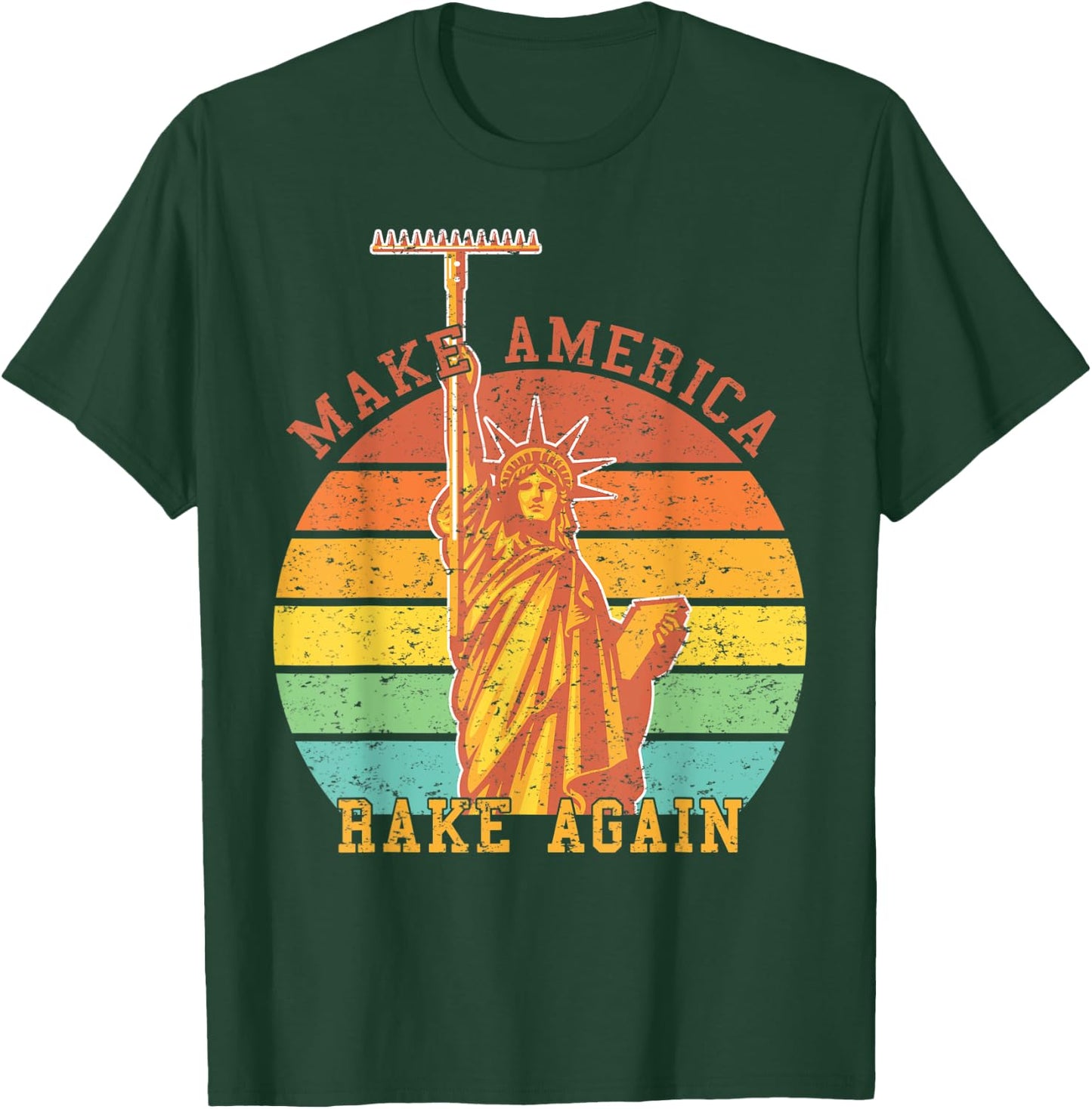 Make America Rake Again Vintage from USA T-Shirt - T-Shirt | Forest