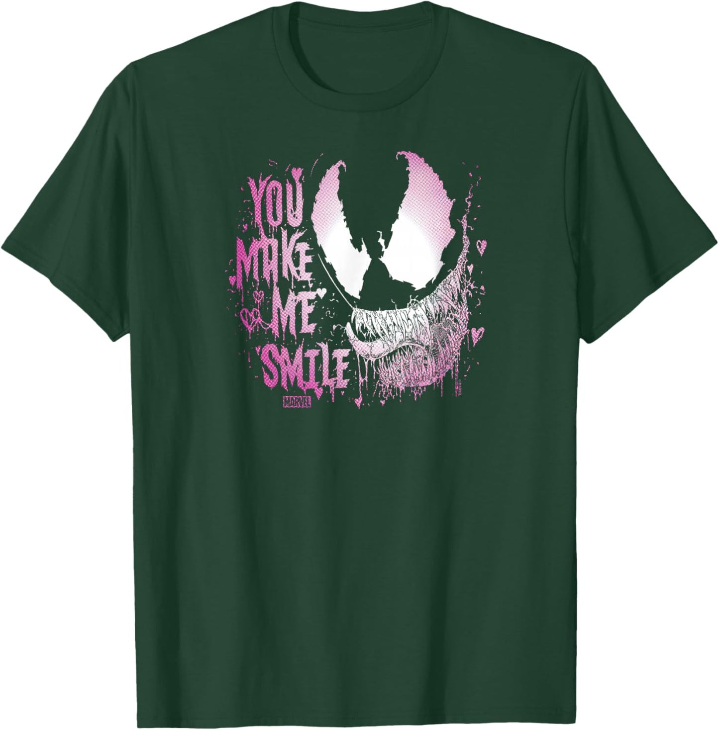 Venom - You Make Me Smile Valentine's Day T-Shirt - T-Shirt | Forest