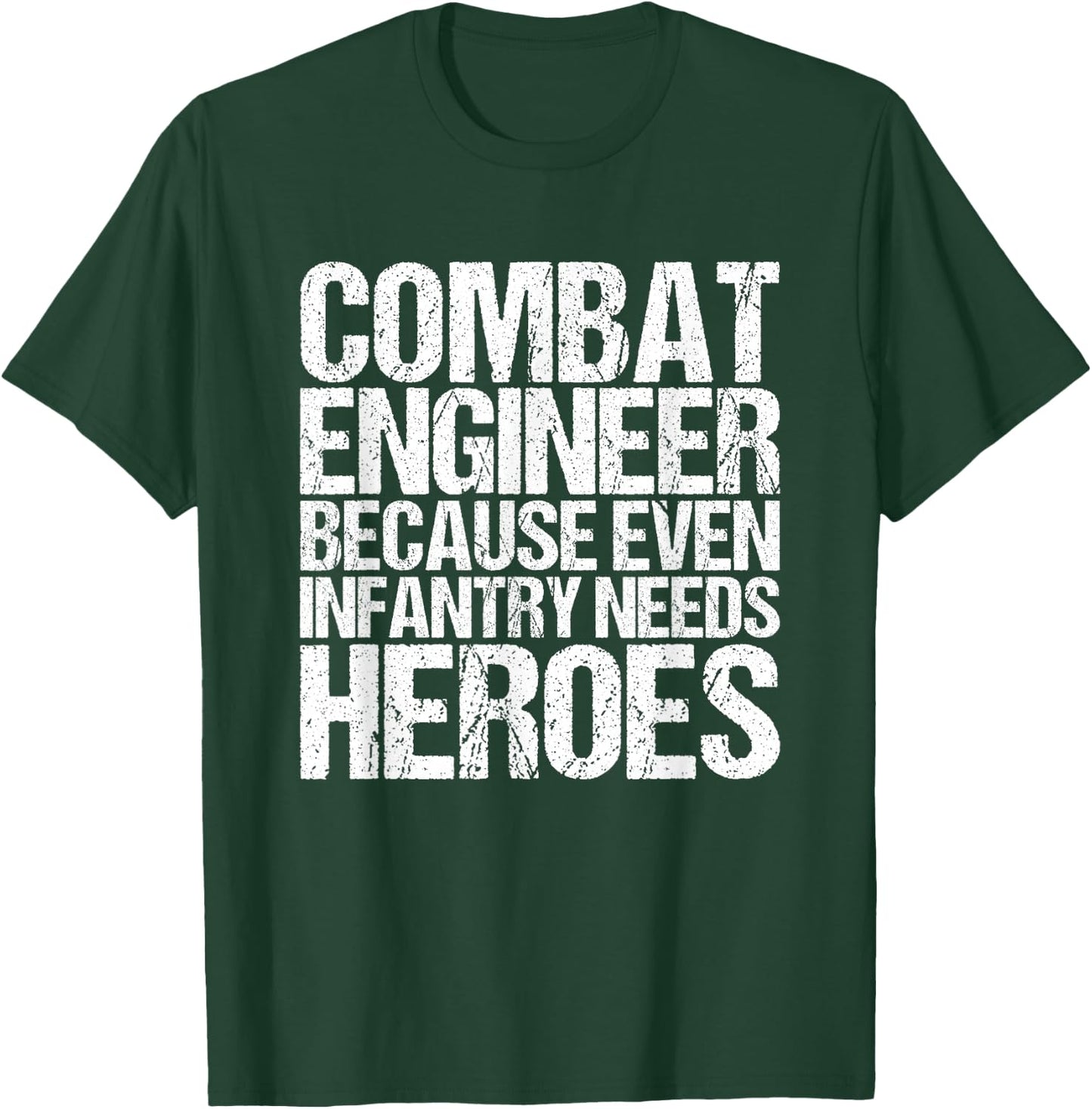 Combat Engineer Gifts Army Engineering T-Shirt - T-Shirt | Forest