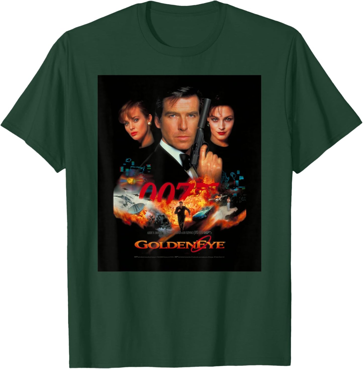 Official James Bond 007 GoldenEye T-Shirt - T-Shirt | Forest
