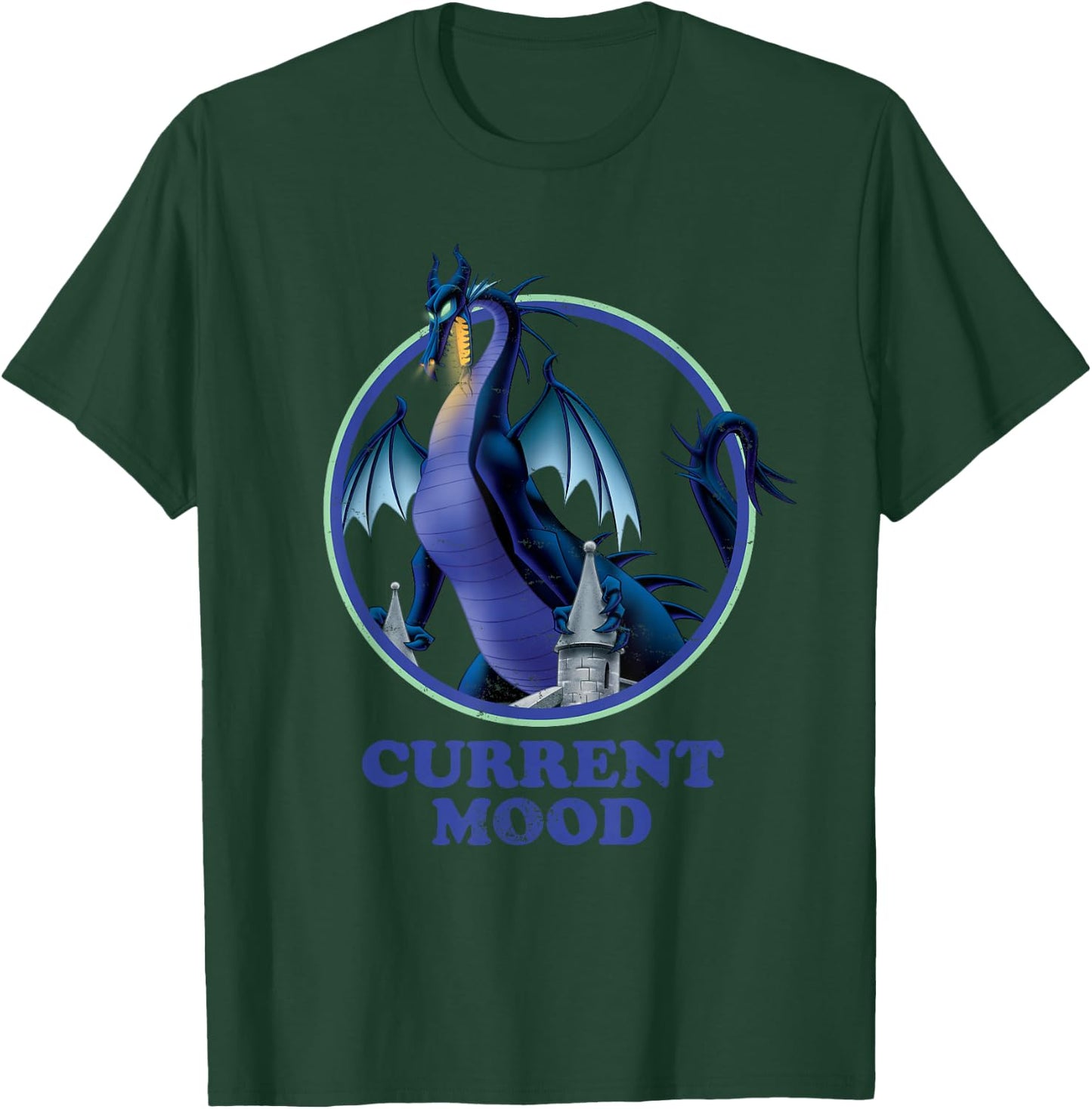 Disney Sleeping Beauty Maleficent Dragon Current Mood T-Shirt - T-Shirt | Forest