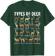 Types of Deer Shirt Deer Shirts Hunter Shirt Deer Hunting T-Shirt - T-Shirt | Forest
