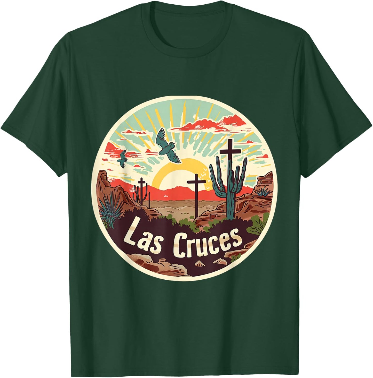 Las Cruces City of the Crosses New Mexico NM ABQ Desert T-Shirt - T-Shirt | Forest