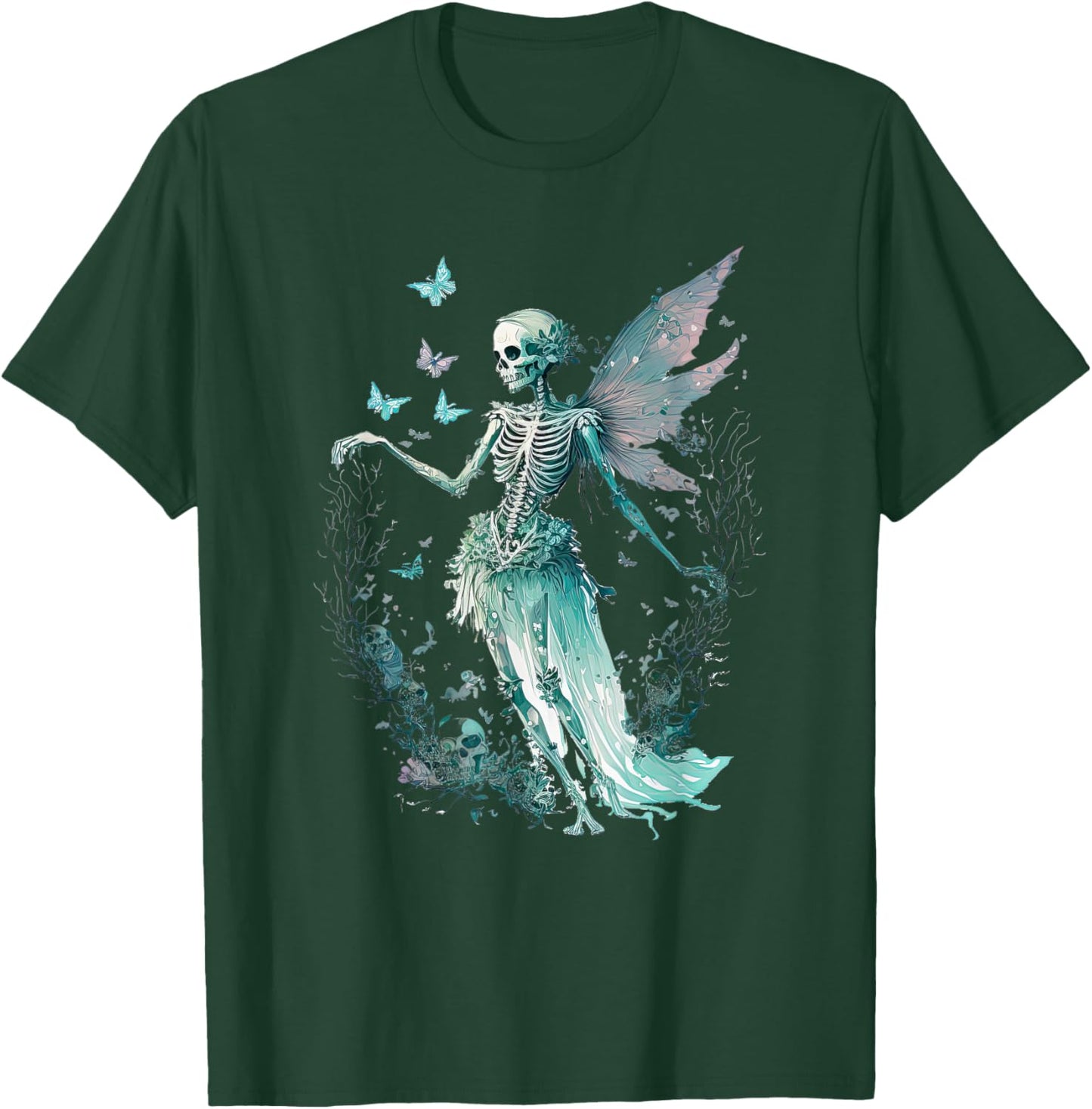 Goth Fairycore Aesthetic Gothic Fairy Aesthetic T-Shirt - T-Shirt | Forest