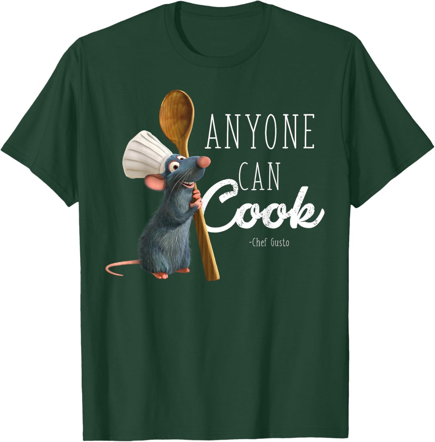 Disney Pixar Ratatouille Remy Jeder kann kochen T-Shirt - T-Shirt | Forest