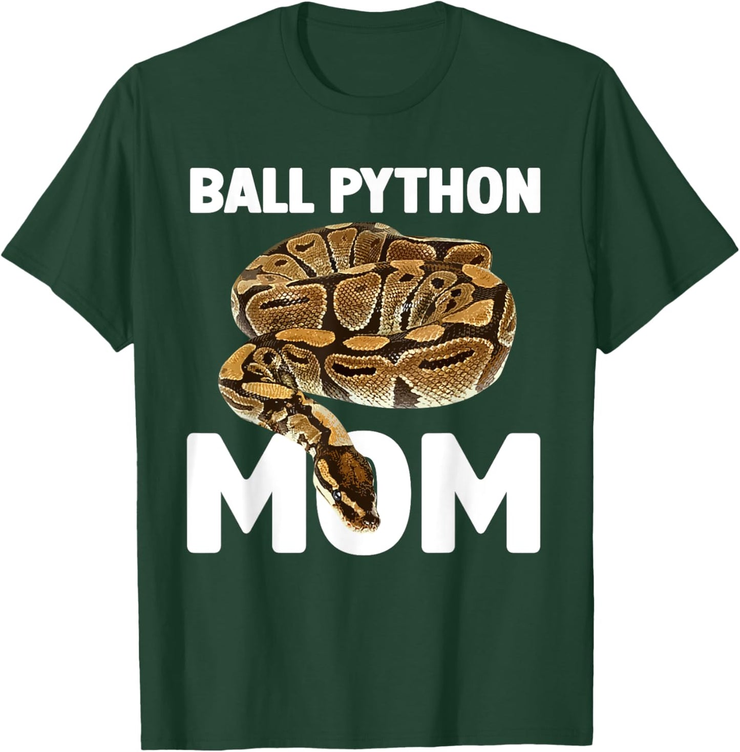 Cool Ball Python Mom Art Girls Snake Ball Python T-Shirt - T-Shirt | Forest
