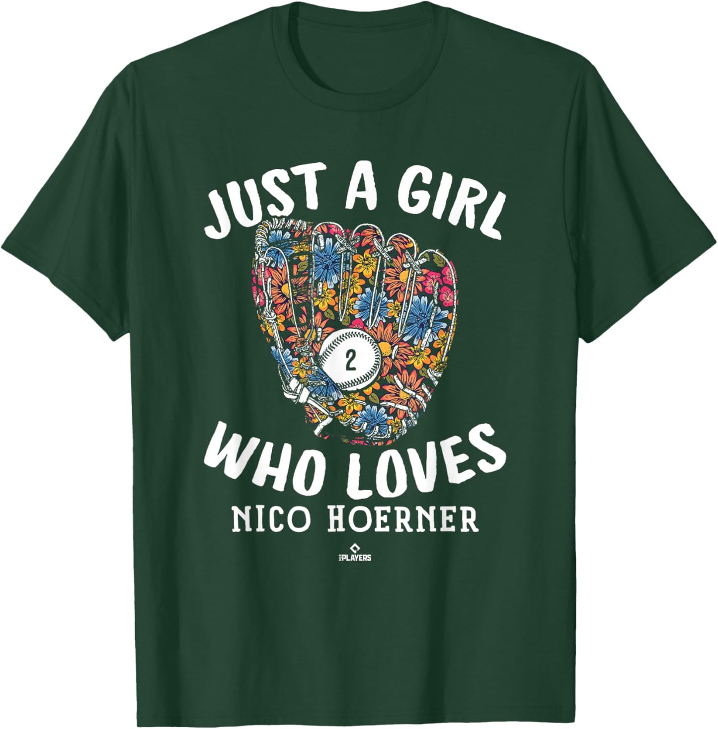 Just A Girl Who Loves Nico Hoerner Chicago MLBPA T-Shirt - T-Shirt | Forest