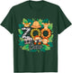 Zoo Leopard Crew Safari Animal Kingdom Zoo Keeper Kids Gifts T-Shirt - T-Shirt | Forest
