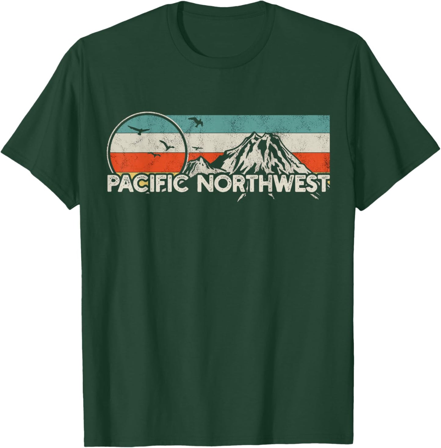 Pacific Northwest Mountain T-Shirt - T-Shirt | Forest