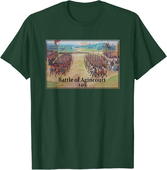 Battle of Agincourt Painting T-Shirt - T-Shirt | Forest