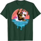 Sasquatch Riding Unicorn Floaty Pool Party Outfit Bigfoot T-Shirt - T-Shirt | Forest
