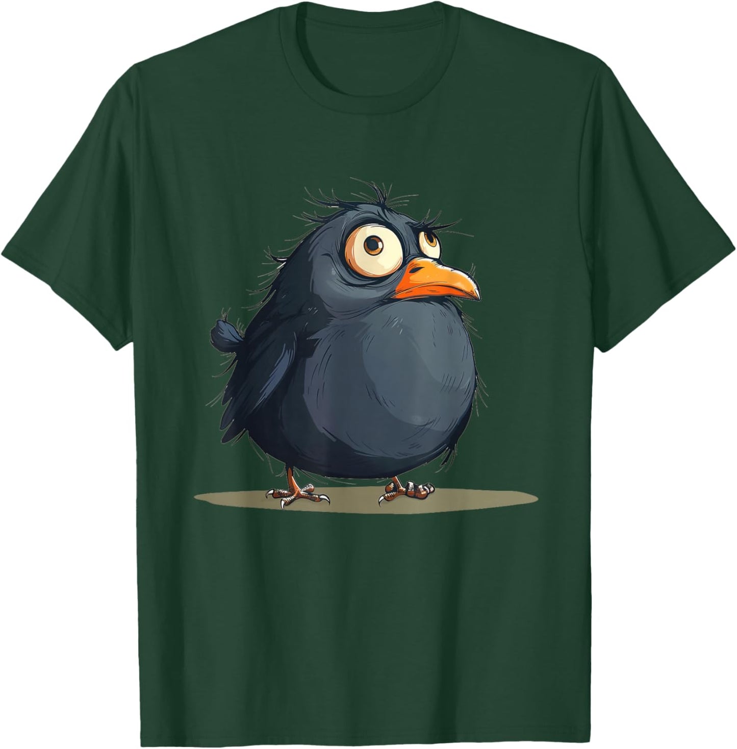 Pretty Plump Bird for funny fluffy Fat Birds Lovers T-Shirt - T-Shirt | Forest