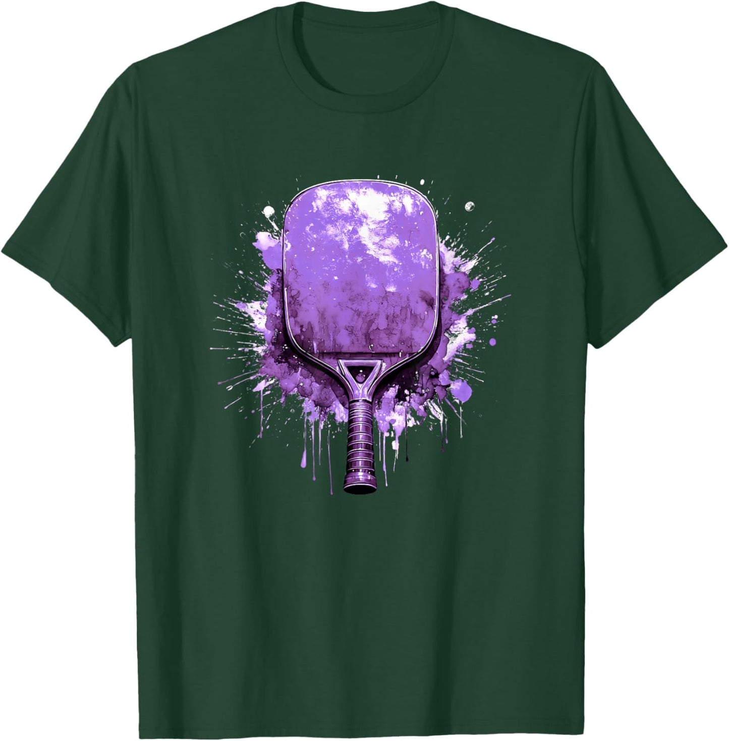 Purple Pickleball Paddle Pickleball Shirt Purple Pickleball T-Shirt - T-Shirt | Forest