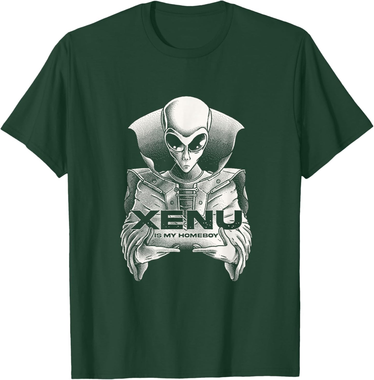 Funny Scientology Xenu Is My Homeboy Alien Scientologists T-Shirt - T-Shirt | Forest