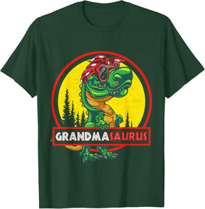 Grandmasaurus T rex Grandma Saurus Dinosaur Family Matching T-Shirt - T-Shirt | Forest