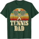 Vintage Retro Tennis Dad Father's Day Present T-Shirt - T-Shirt | Forest