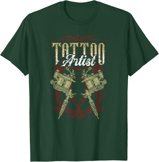 Tattoo Artist Ink Job Art T-Shirt - T-Shirt | Forest