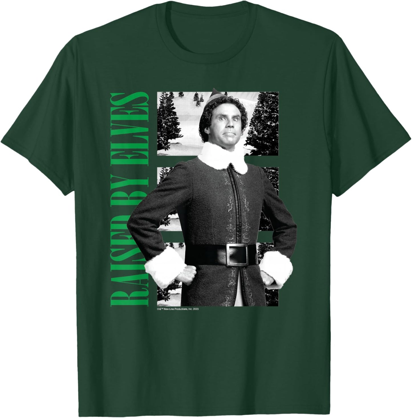 Elf - Raised By Elves T-Shirt - T-Shirt | Forest