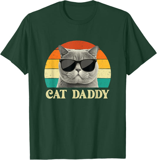 Cat Daddy - Cat Lover Kitten Owner Kitty T-Shirt - T-Shirt | Forest