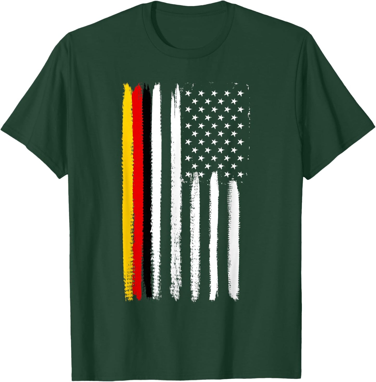 German American Flag Oktoberfest Women Men T-Shirt - T-Shirt | Forest