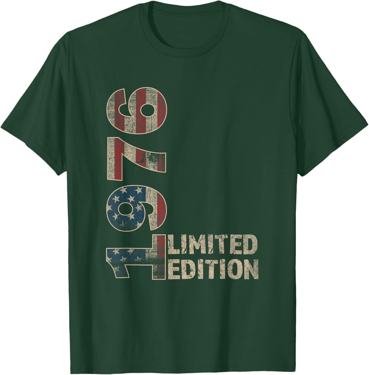 49th Birthday Gift men Vintage born 1976 turning 49 Year Old T-Shirt - T-Shirt | Forest