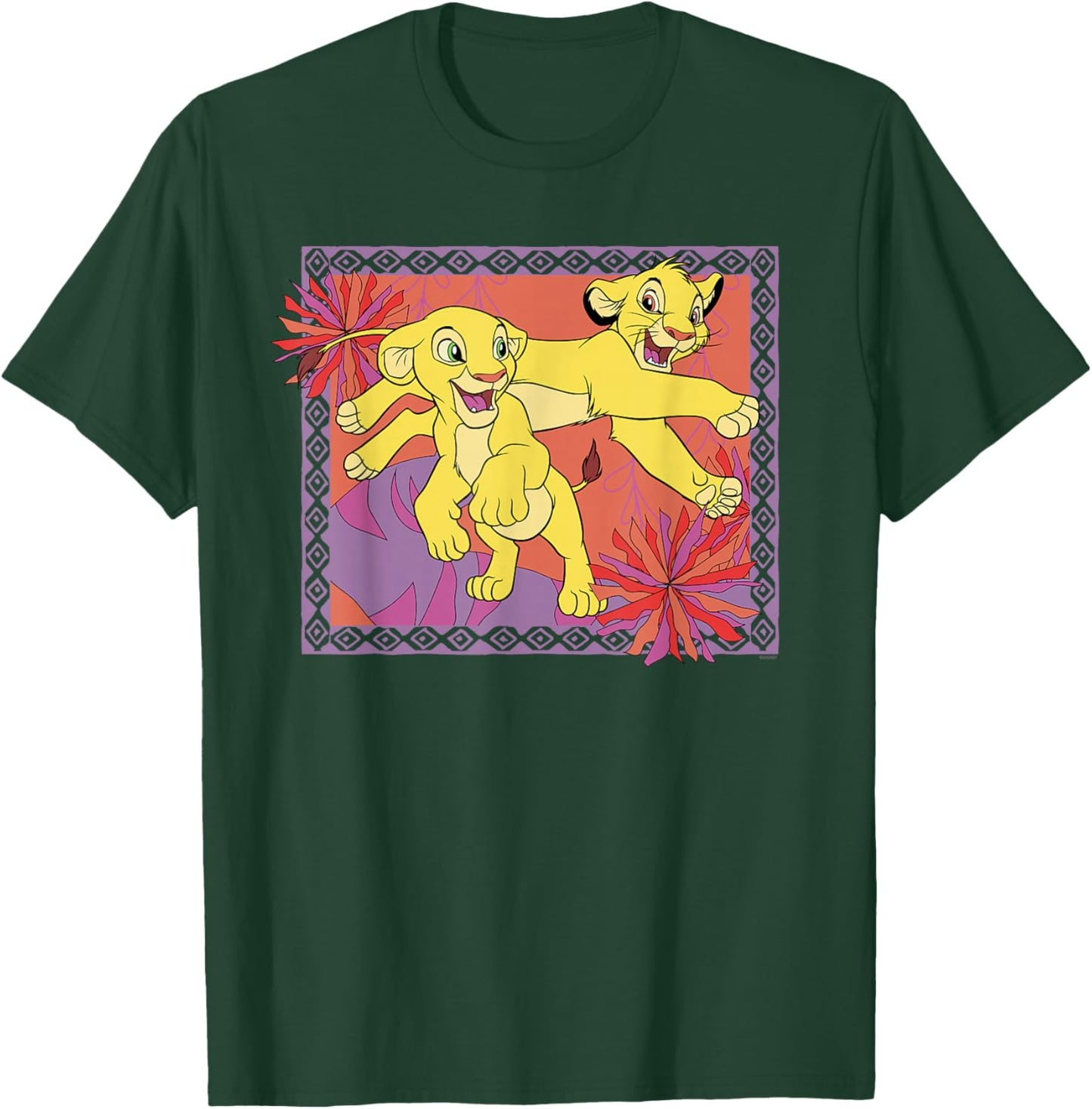 Disney The Lion King 30th Anniversary Simba & Nala Cubs T-Shirt - T-Shirt | Forest