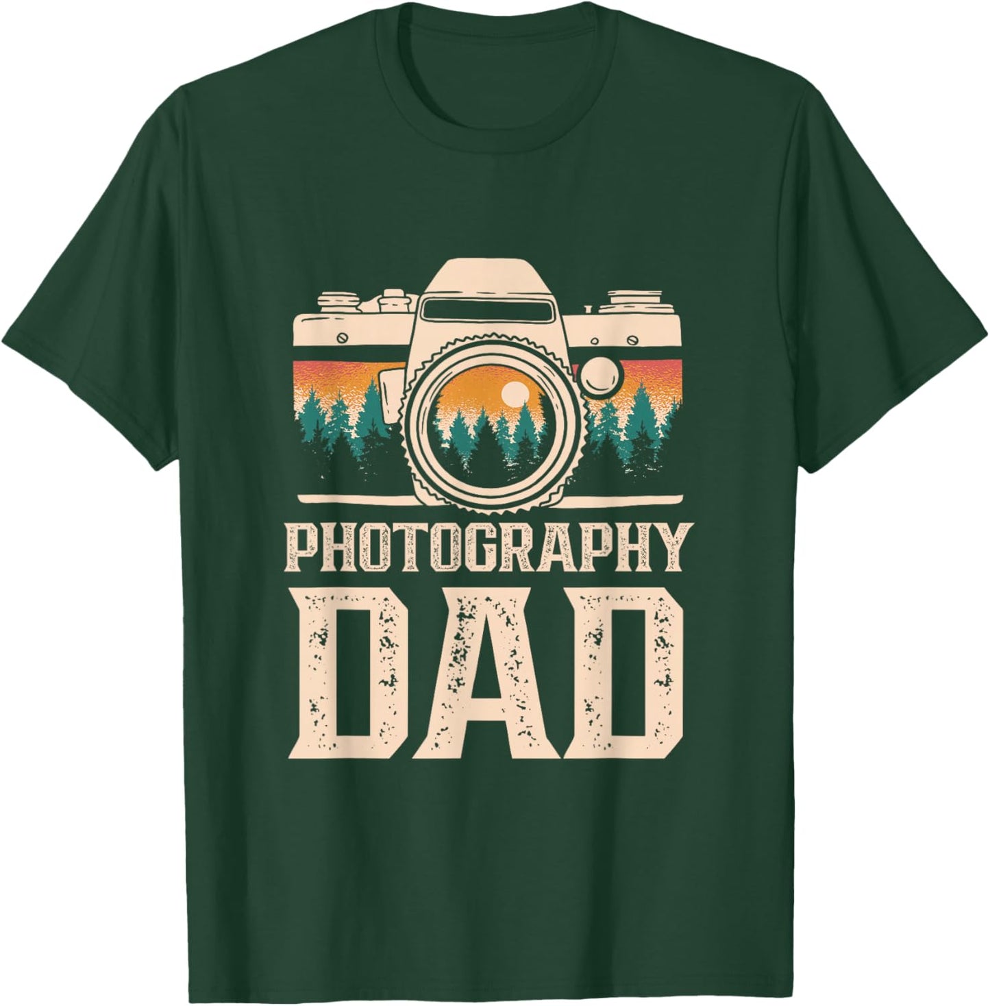 Photography Dad Camera Photographer Photographer Job Father Papi T-Shirt - T-Shirt | Forest