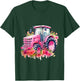 Farm Girl Pink Tractor Women design T-Shirt - T-Shirt | Forest