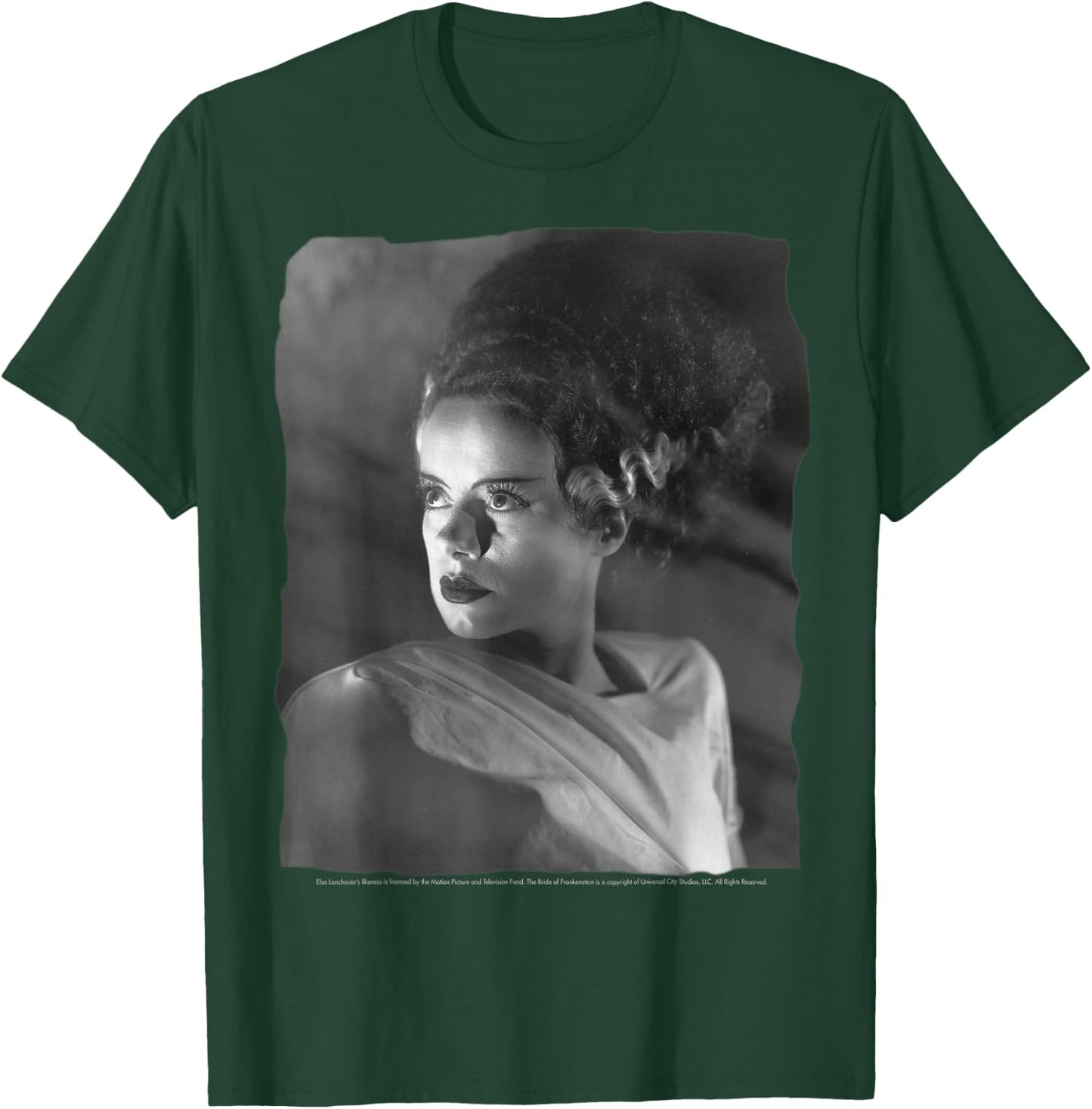 Universal Monsters Bride Of Frankenstein Classic Portrait T-Shirt - T-Shirt | Forest